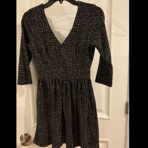 Francesca’s charcoal knit mini dress size small